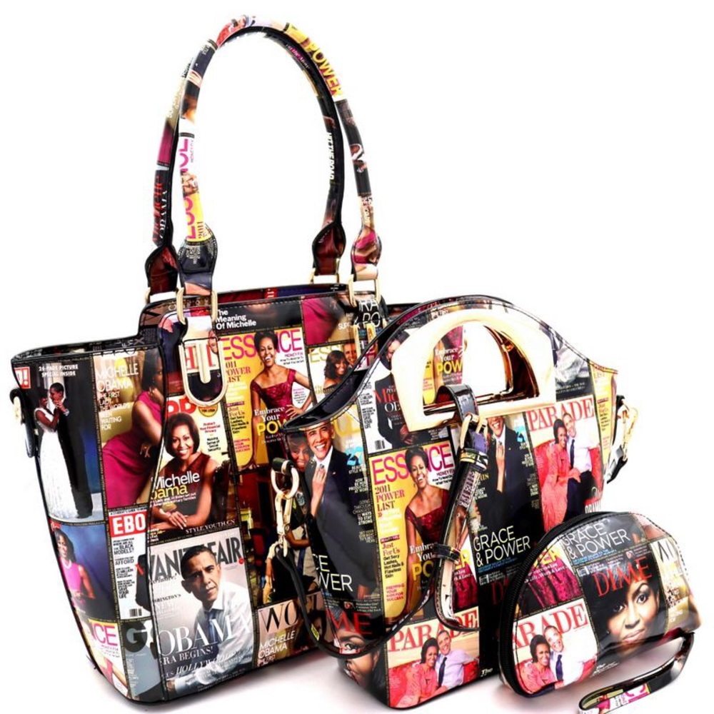 3pc Obama purse set